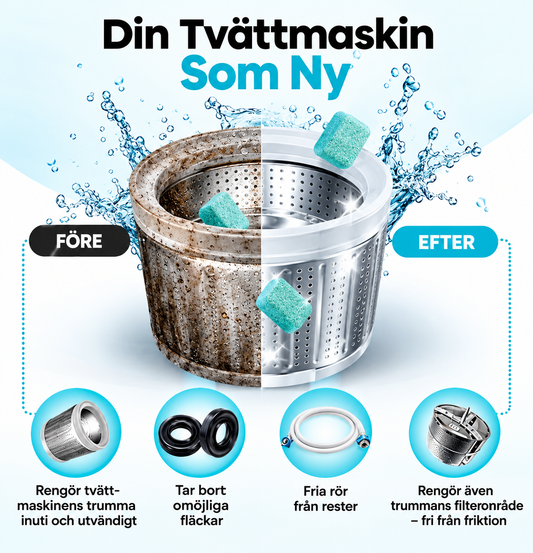 Renova™ - Ta bort djurhår och dålig lukt från tvättmaskinen